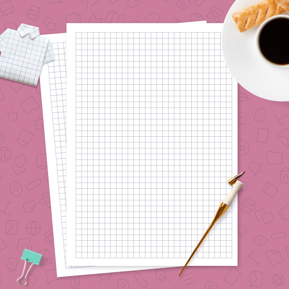 0 5 Cm Grid Paper Printable Blue Template Printable PDF