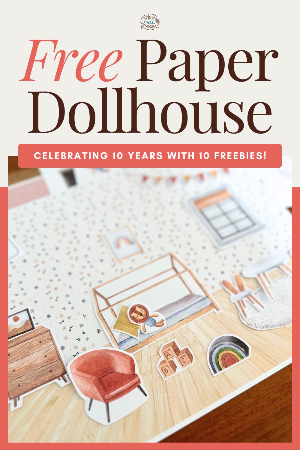 10 Days Of Freebies Printable Dollhouse How Wee Learn
