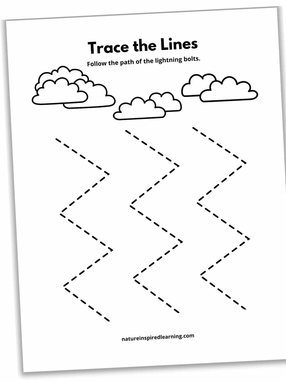 17 Line Tracing Worksheets Free Nature Inspired Learning