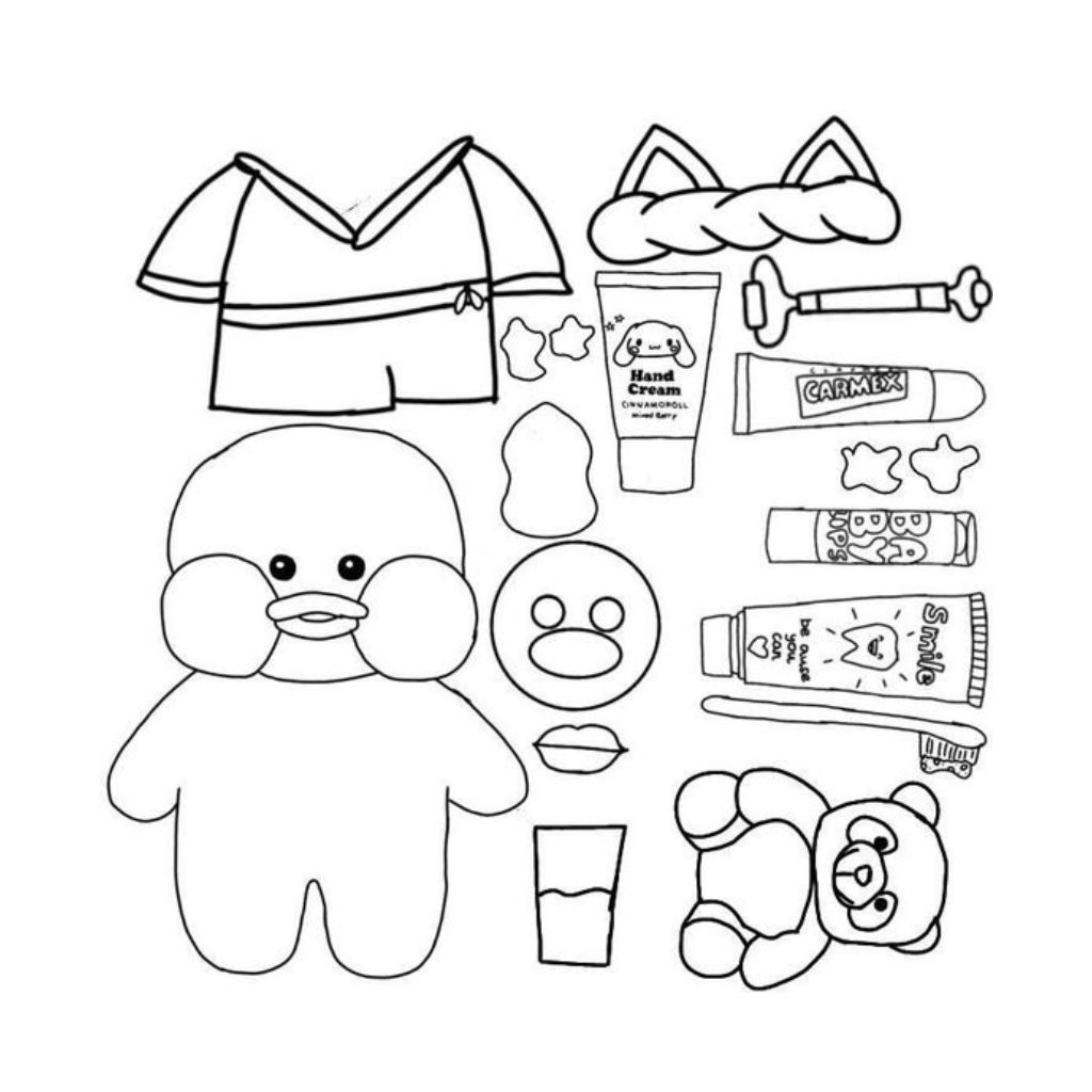 27 Paper Duck Coloring Pages For Kids Free Printables