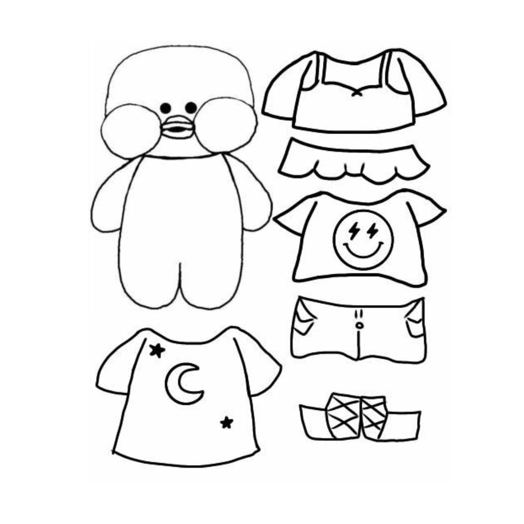 27 Paper Duck Coloring Pages For Kids Free Printables
