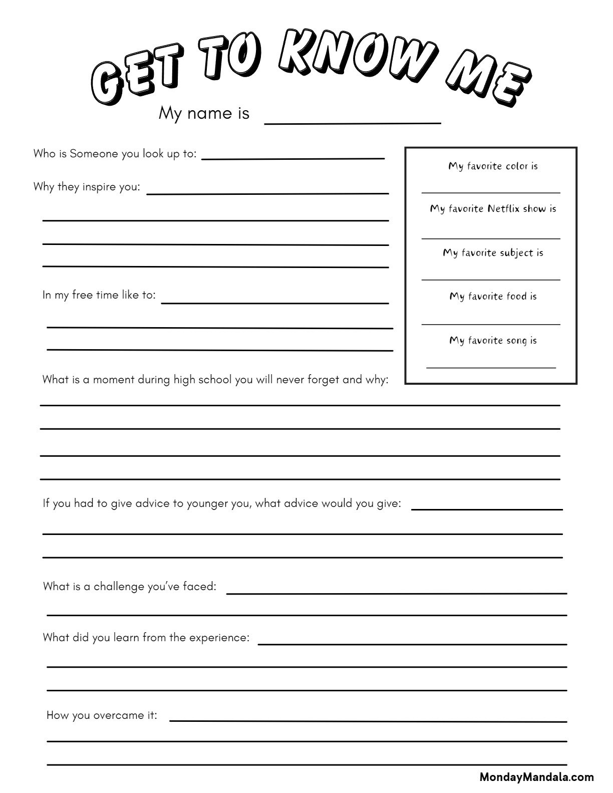 Free Printable Worksheets For Seniors