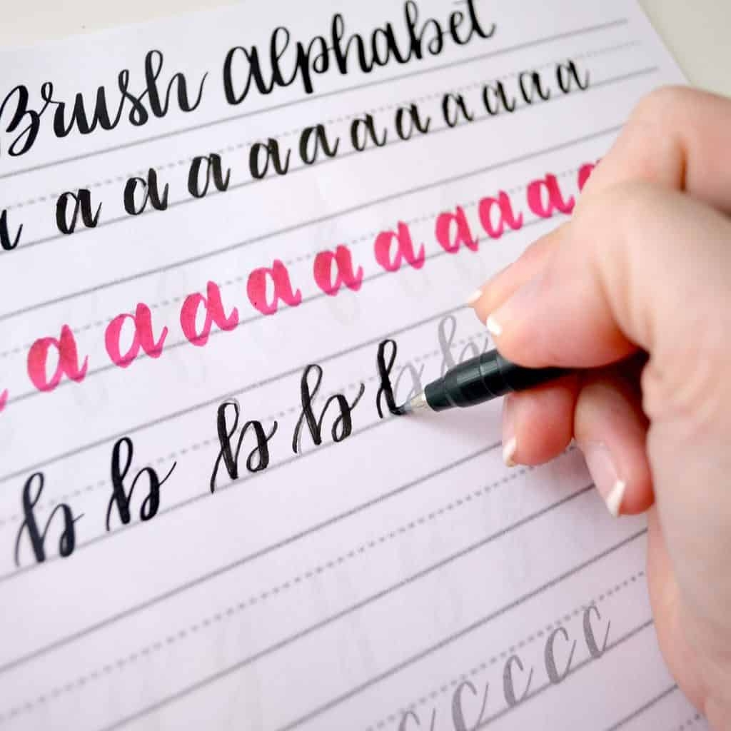 Printable Calligraphy Worksheets Free