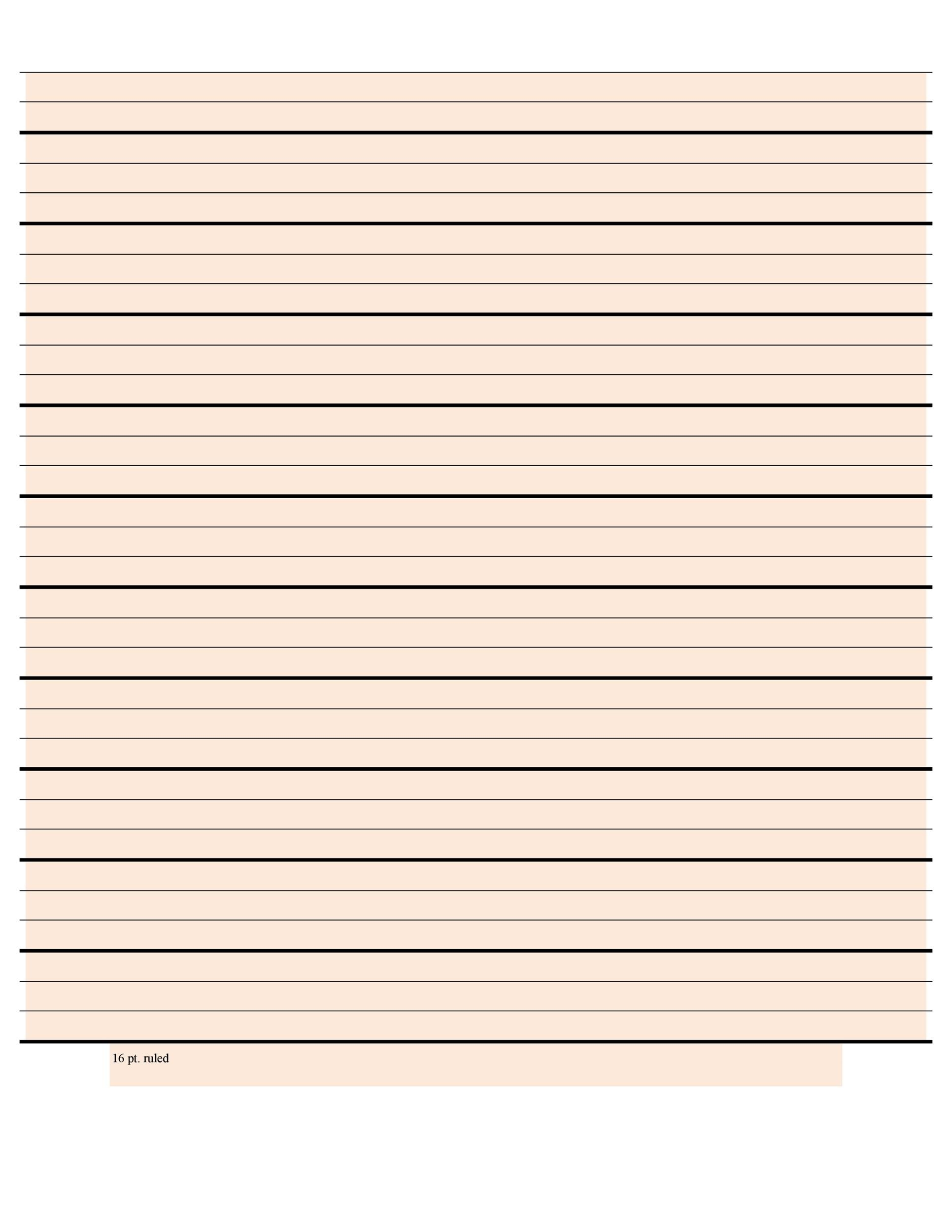 32 Printable Lined Paper Templates TemplateLab