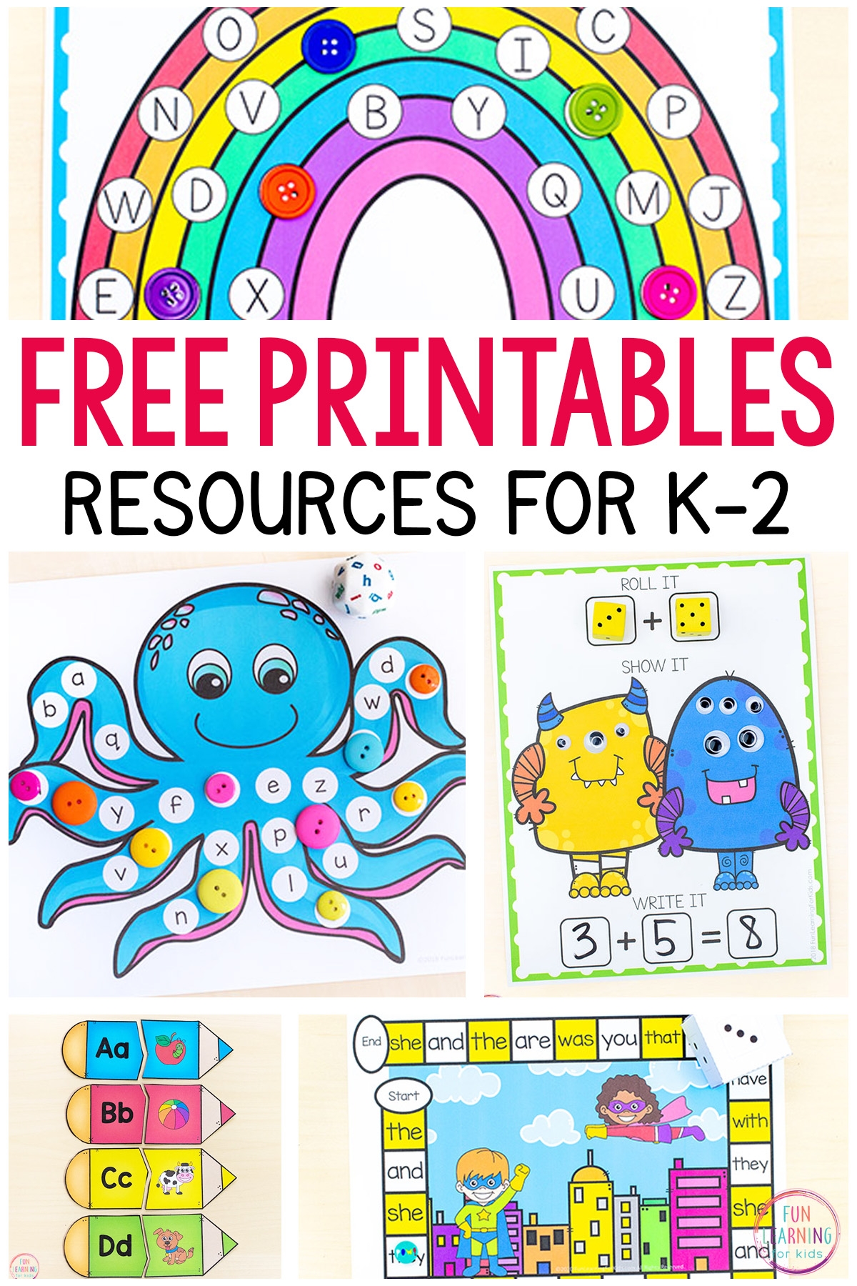 Preschool Activity Worksheets Printable