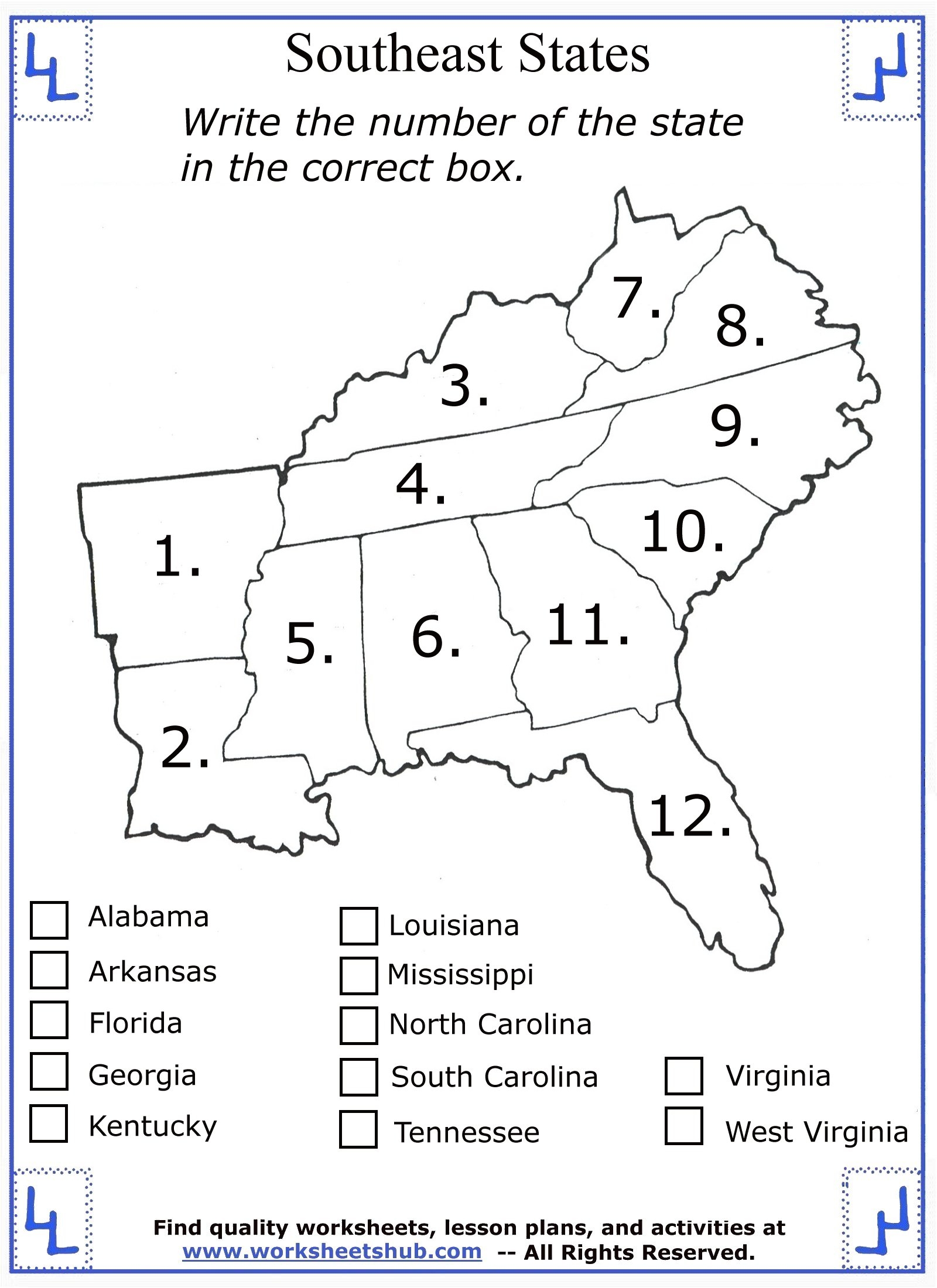 Free Printable 4th Grade Worksheets