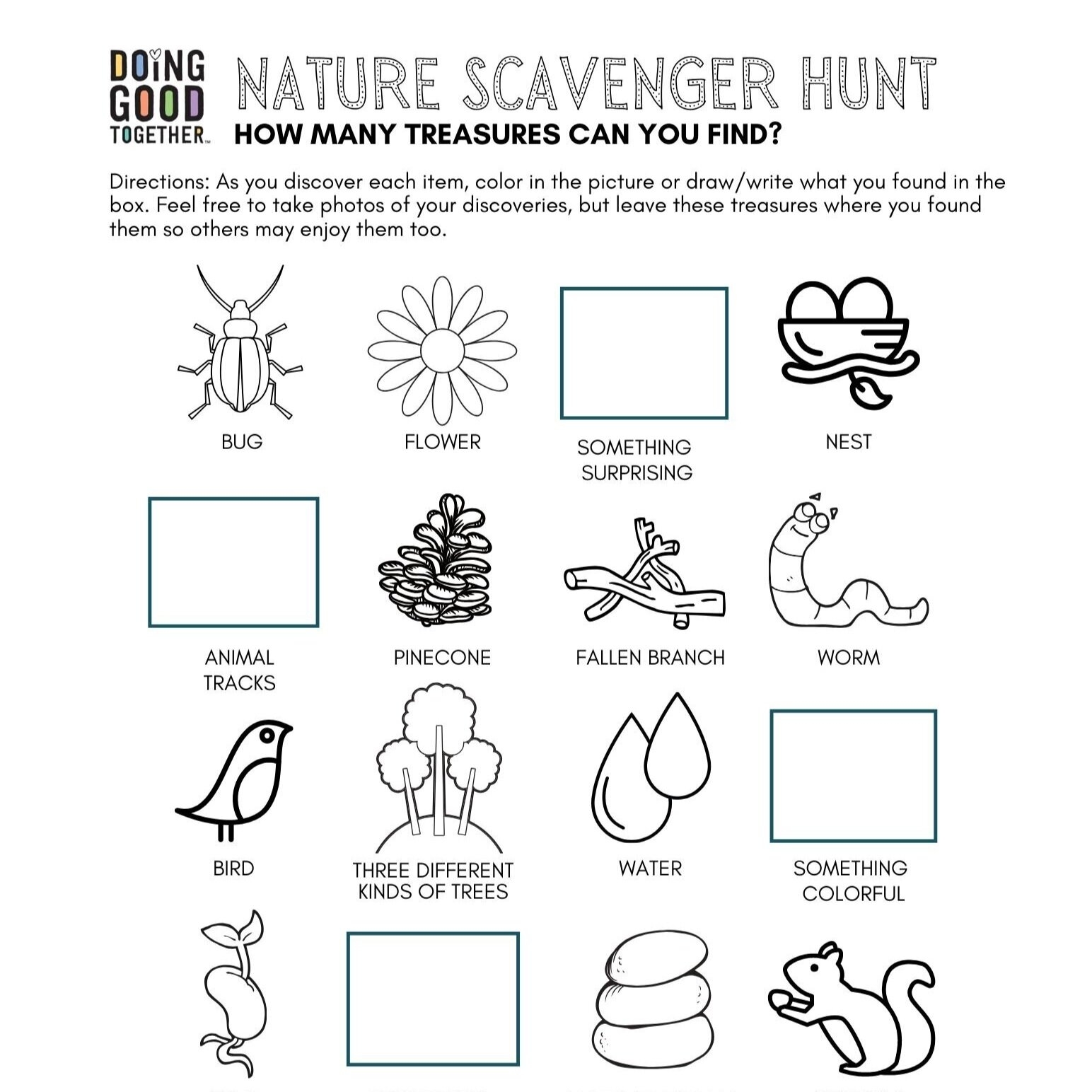 50 FREE Kindness Worksheets Printables PDFs For Kids Doing Good Together 