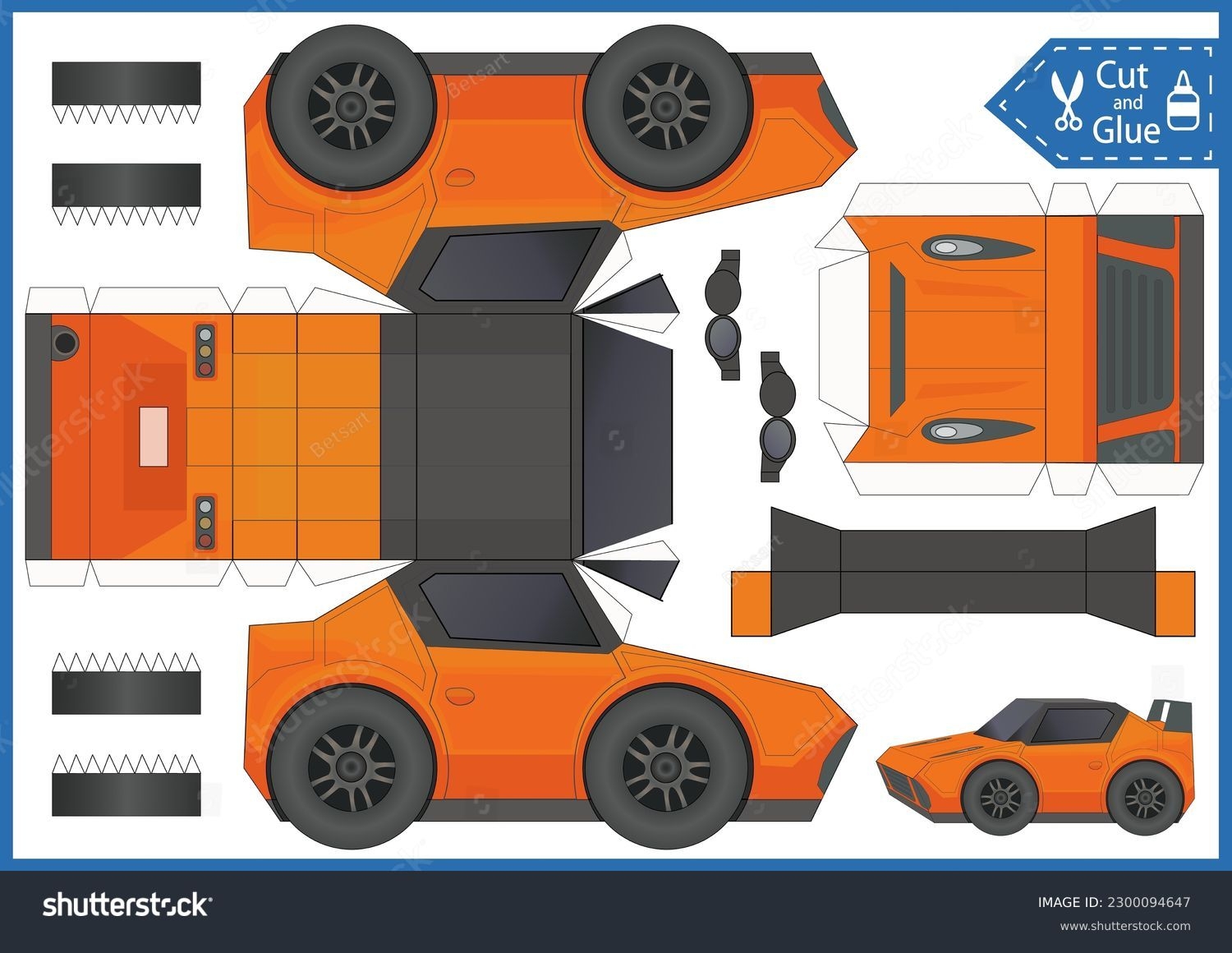 642 Papercraft Kid Stock Vectors And Vector Art Shutterstock