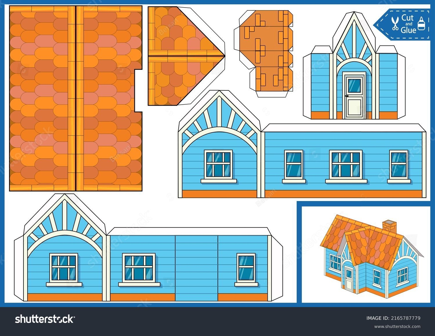 66 Thousand Paper House Template Royalty Free Images Stock Photos Pictures Shutterstock