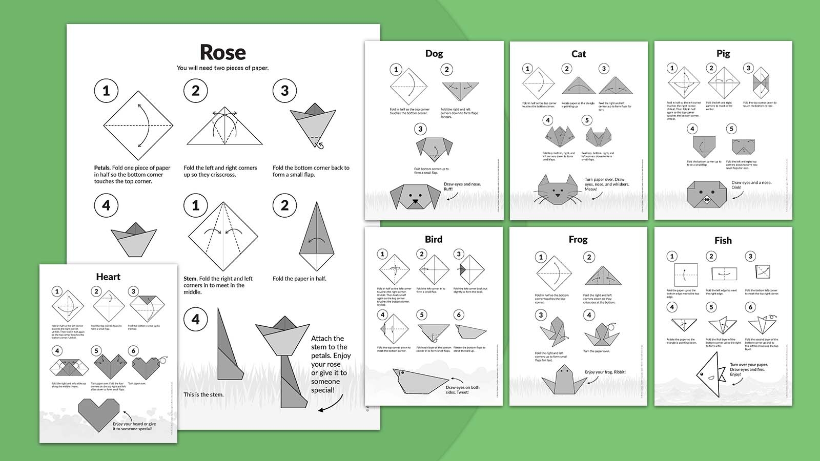 8 Easy Origami Projects For Kids Free Printable Instructions 