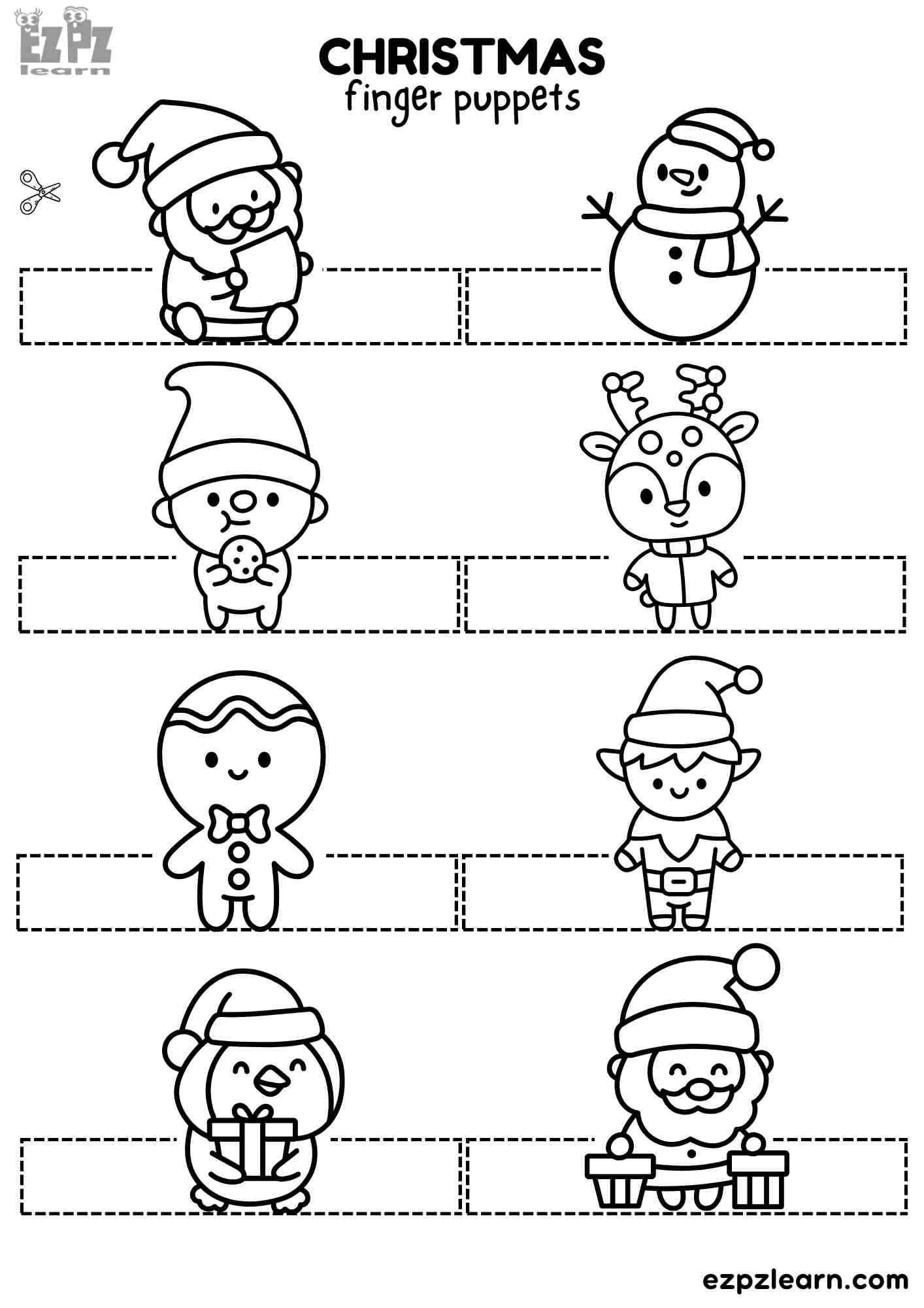 8 Printable Christmas Rings Craft Fun And Festive DIY Activity For Kids Ezpzlearn