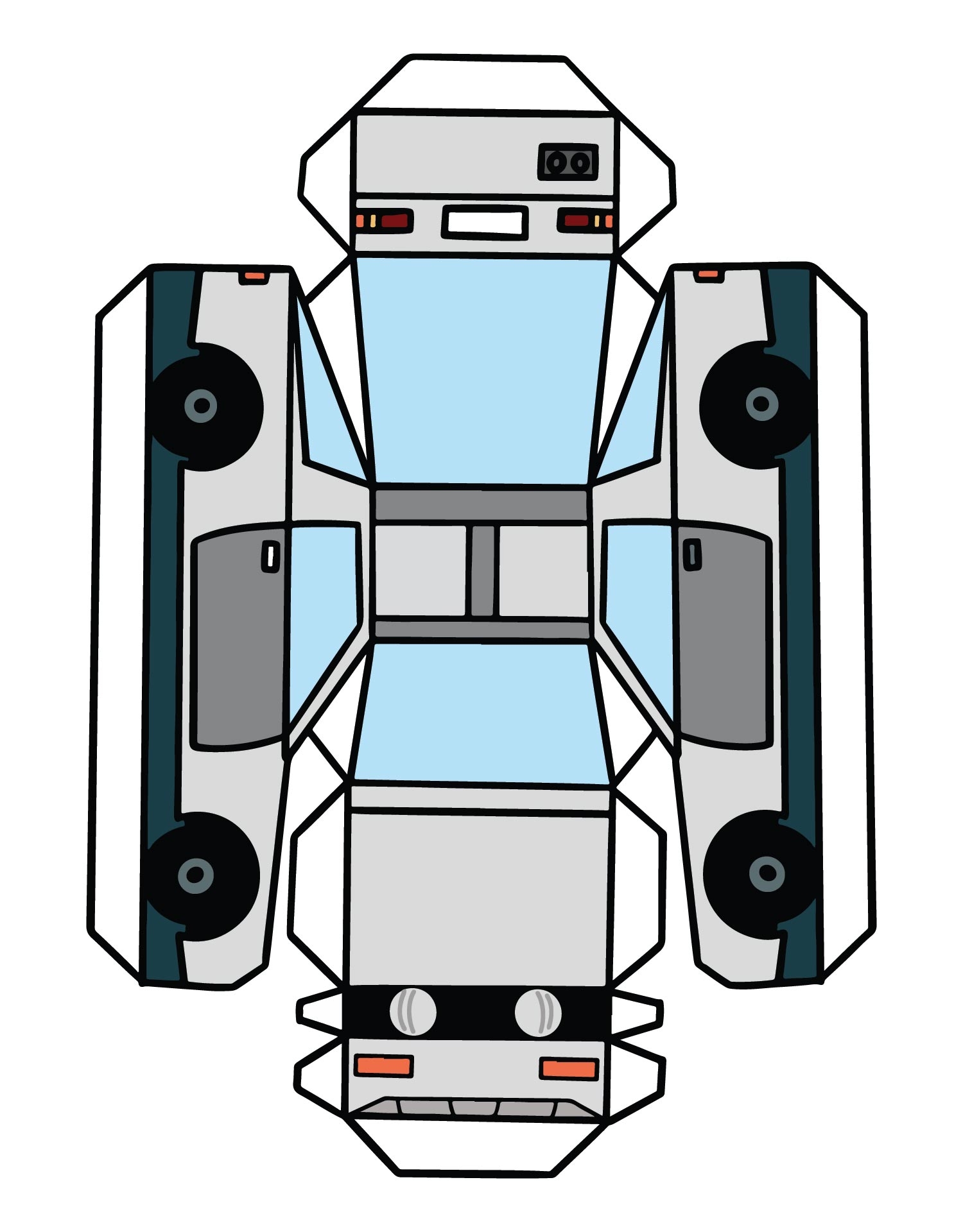 A 3D Car Template Arts And Crafts Twinkl Publishing Worksheets Library