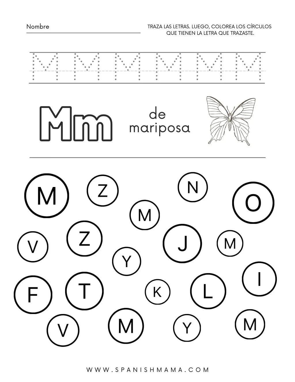 Free Spanish Printable Worksheets