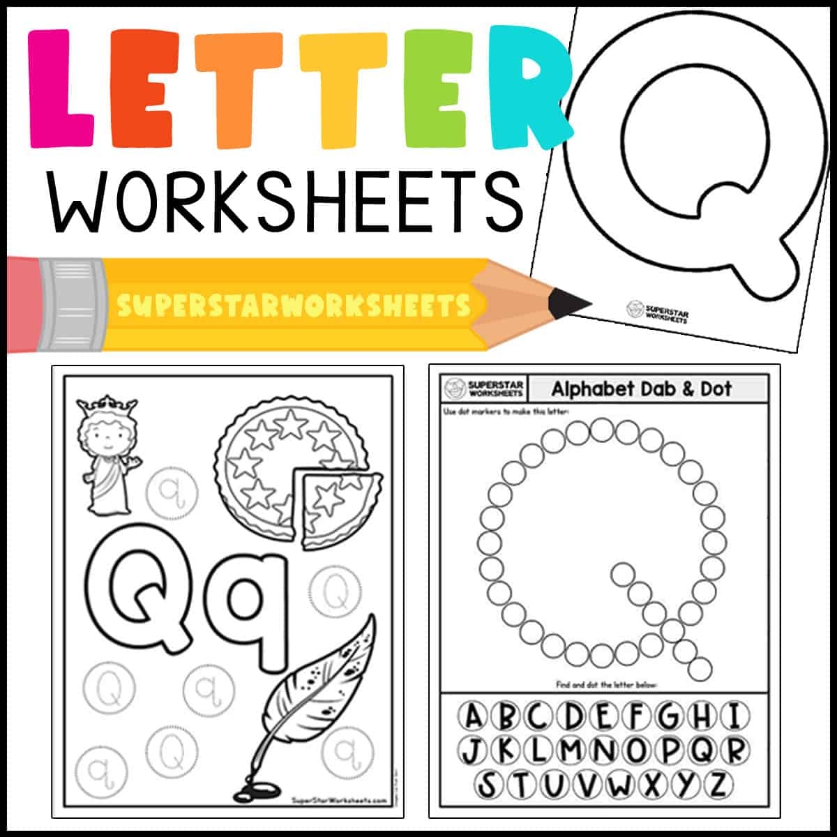 Alphabet Worksheets Superstar Worksheets