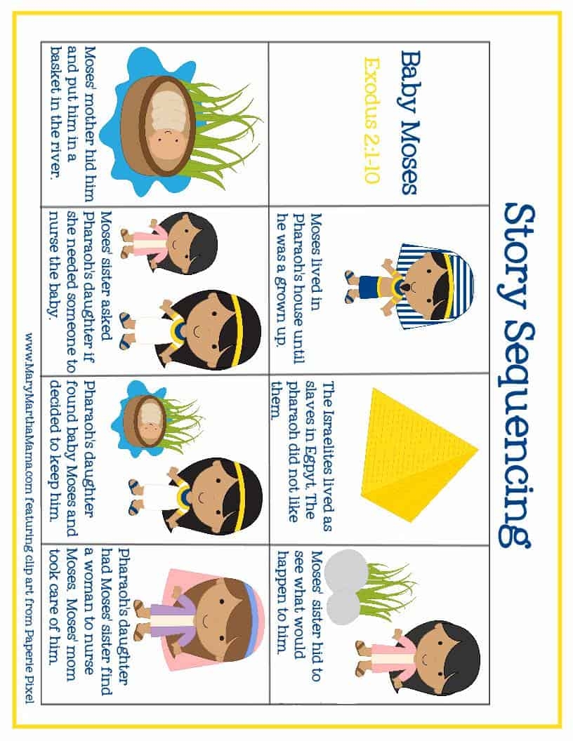 Printable Moses Worksheets