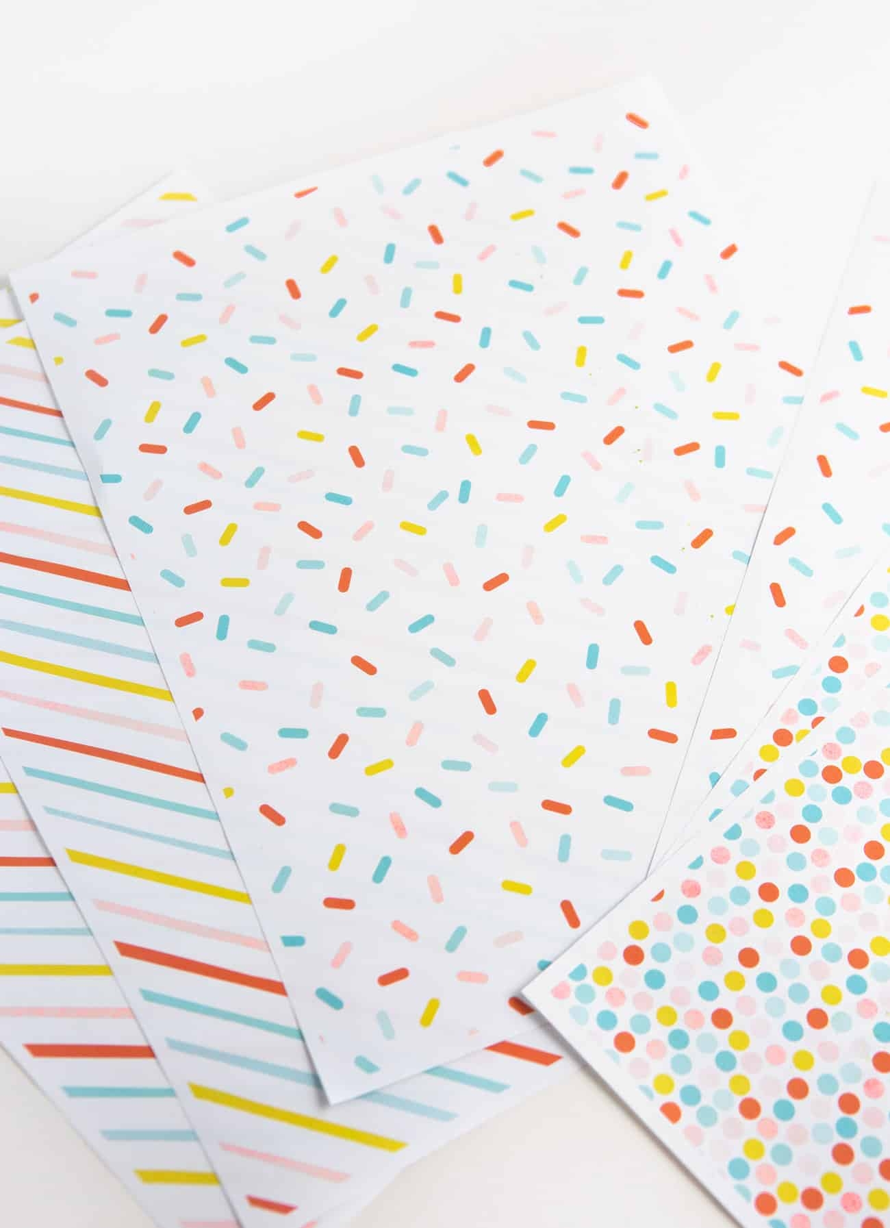 Birthday Printable Wrapping Paper Design Eat Repeat
