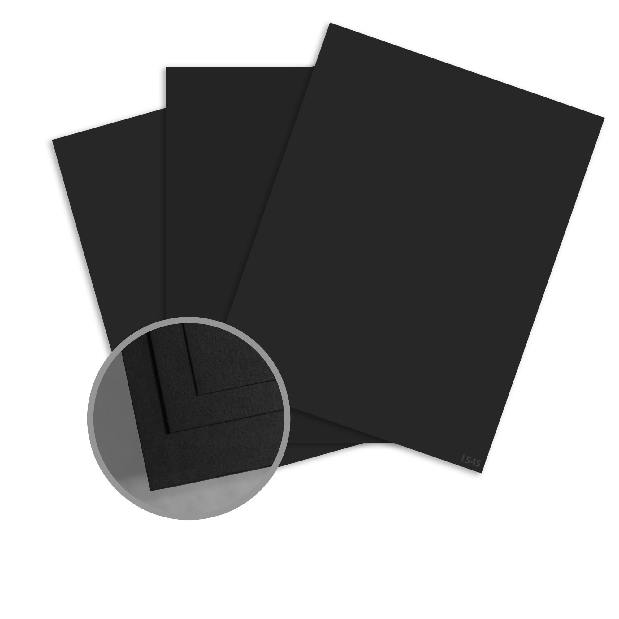 Black Card Stock 8 1 2 X 11 In 80 Lb Cover Smooth ColorMates Smooth Silky Card Stock 3 CS85037 N