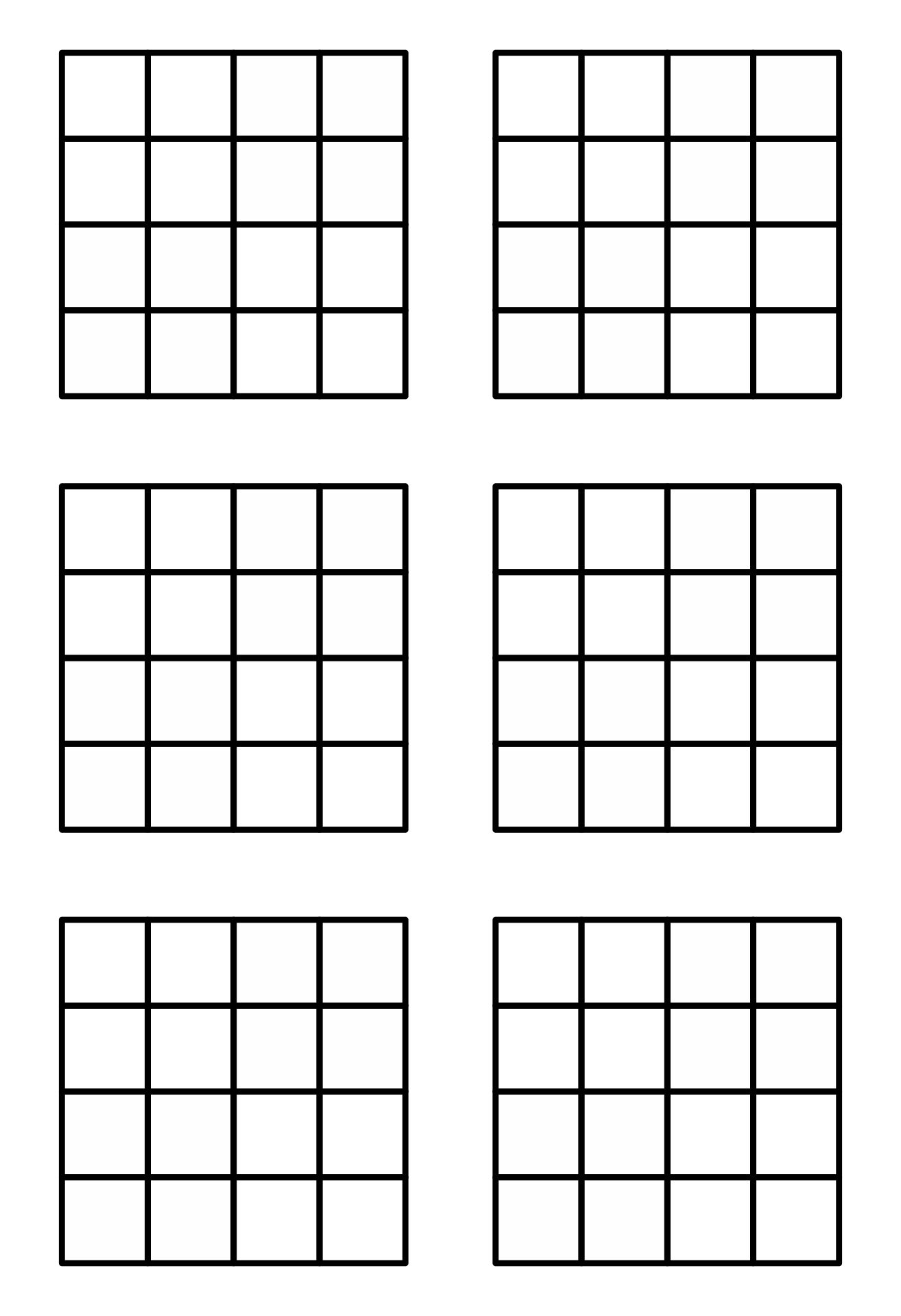 Blank Sudoku Grid 2 Per Page 10 Free PDF Printables Printablee Worksheets Library