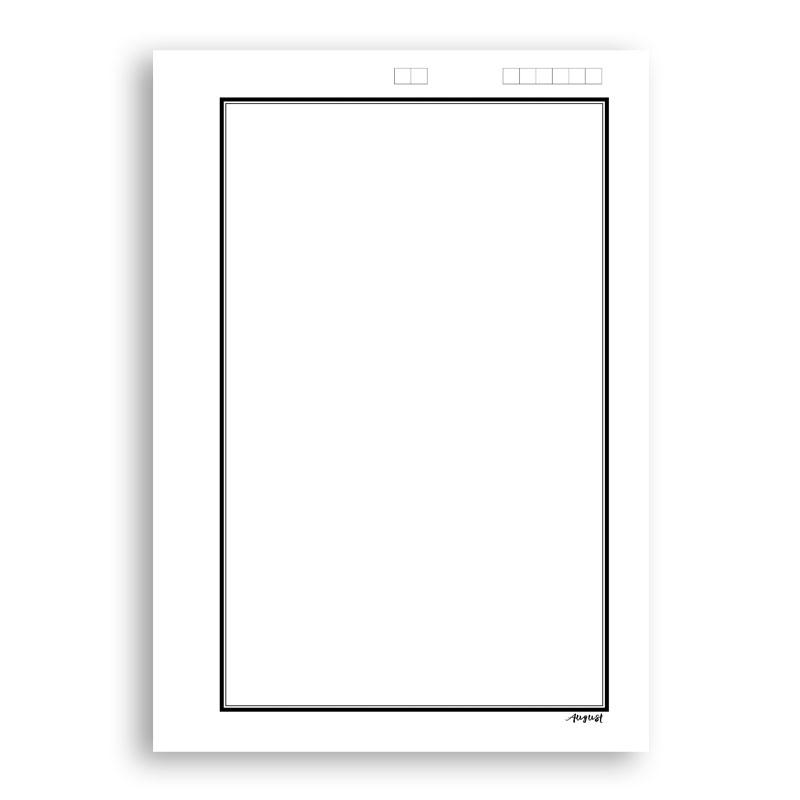 Buy Border Paper Or Assignment Paper A4 Size Pack Of 100 Sheets 