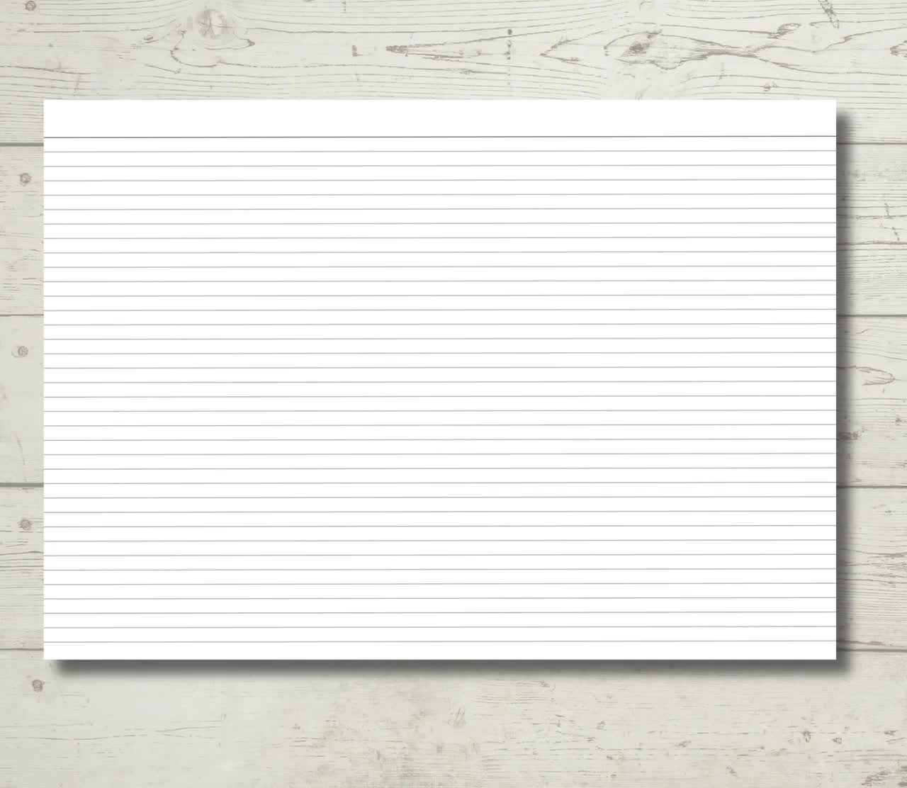 Buy Horizontal Notebook Paper Digital Download School Paper Lined Paper PDF Printable Paper Lined Paper A4 Letter Size Printable Notebook Online In India Etsy