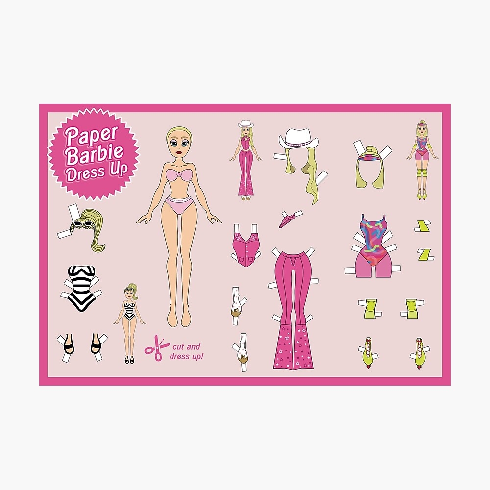 Buy Printable Paper Dolls Dress Up Kit Floral Peony