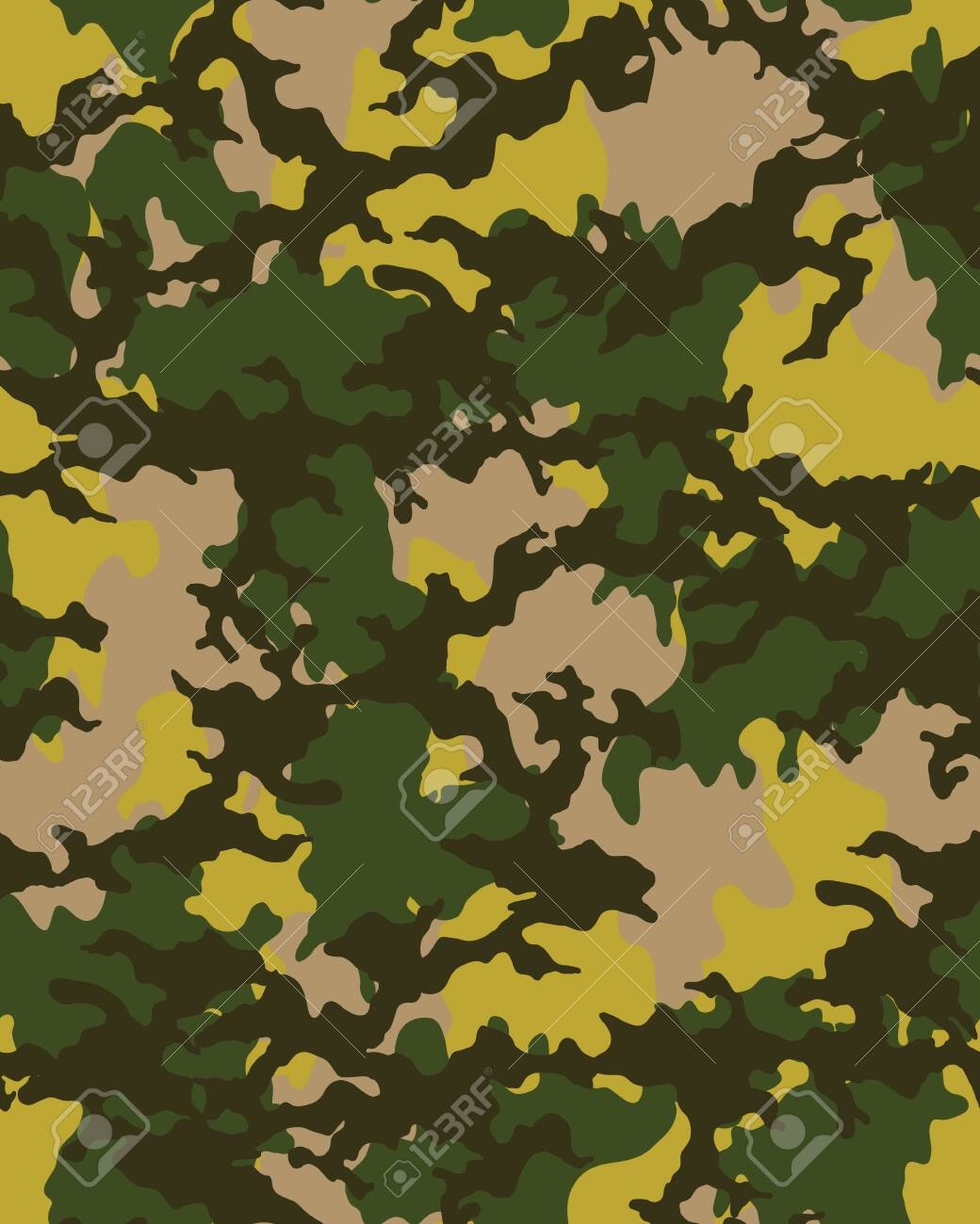 Camouflage Pattern Seamless Army Wallpaper Military Design Abstract Camo Design Digital Paper Repeating Camouflage Background Fashionable Printable Art Colorful Vector Illustration Royalty Free SVG Cliparts Vectors And Stock Illustration Image 