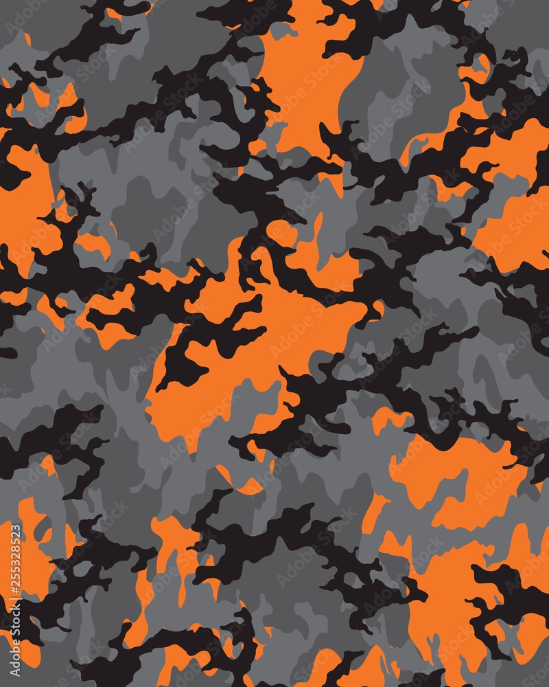 Camouflage Pattern Seamless Army Wallpaper Military Design Abstract Camo Design Digital Paper Repeating Camouflage Background Fashionable Printable Art Colorful Vector Illustration Stock Vector Adobe Stock