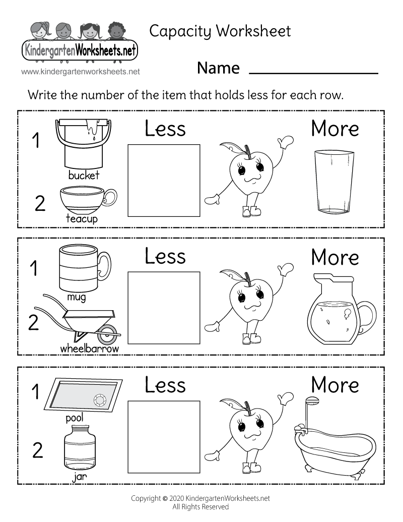 Free Printable Measurement Worksheets