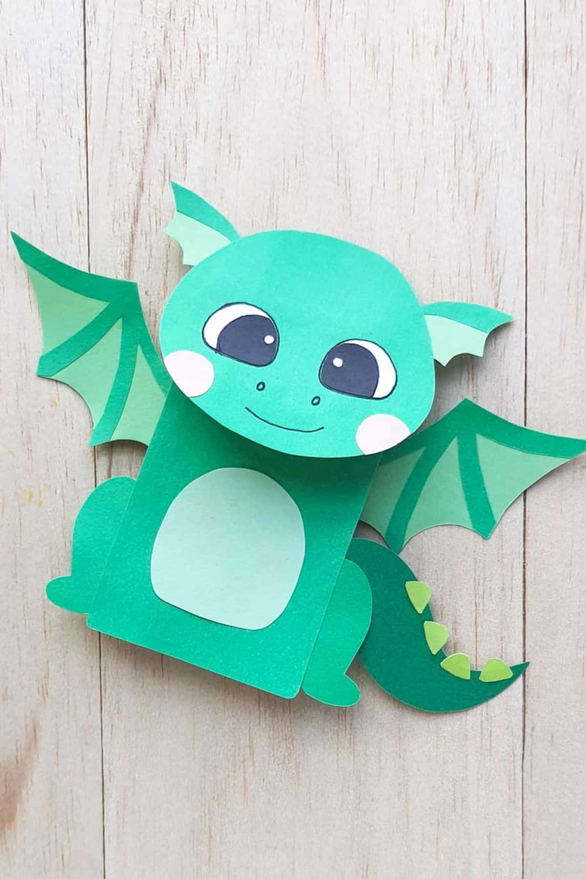 Chinese Dragon Puppet Kids Craft With Printable Dragon Template