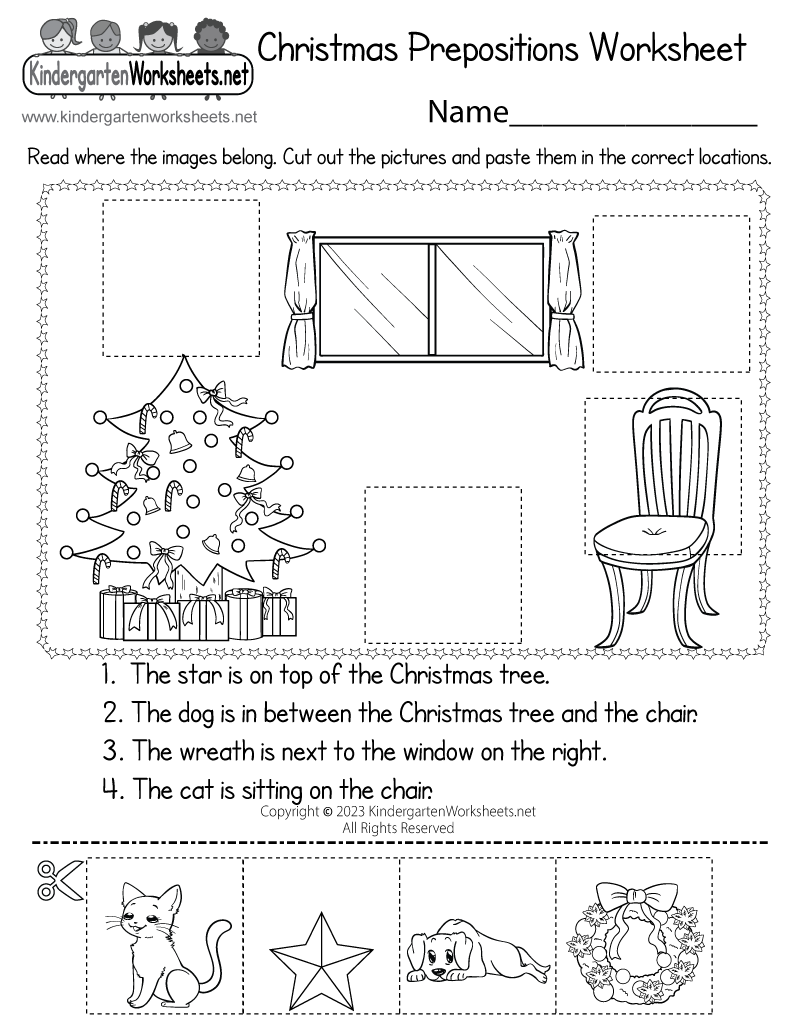 Free Printable Holiday Worksheets Pdf