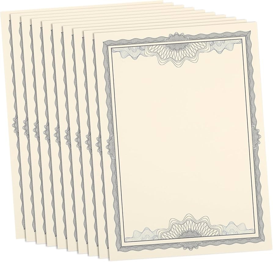 Ciieeo Pack Of 20 Certificate Inside Certificate Paper Diploma Paper Graduate Certificate Paper Office Supplies A4 Printer Paper Printable Certificate Paper Office A4 Paper Letter Amazon de Stationery Office Supplies