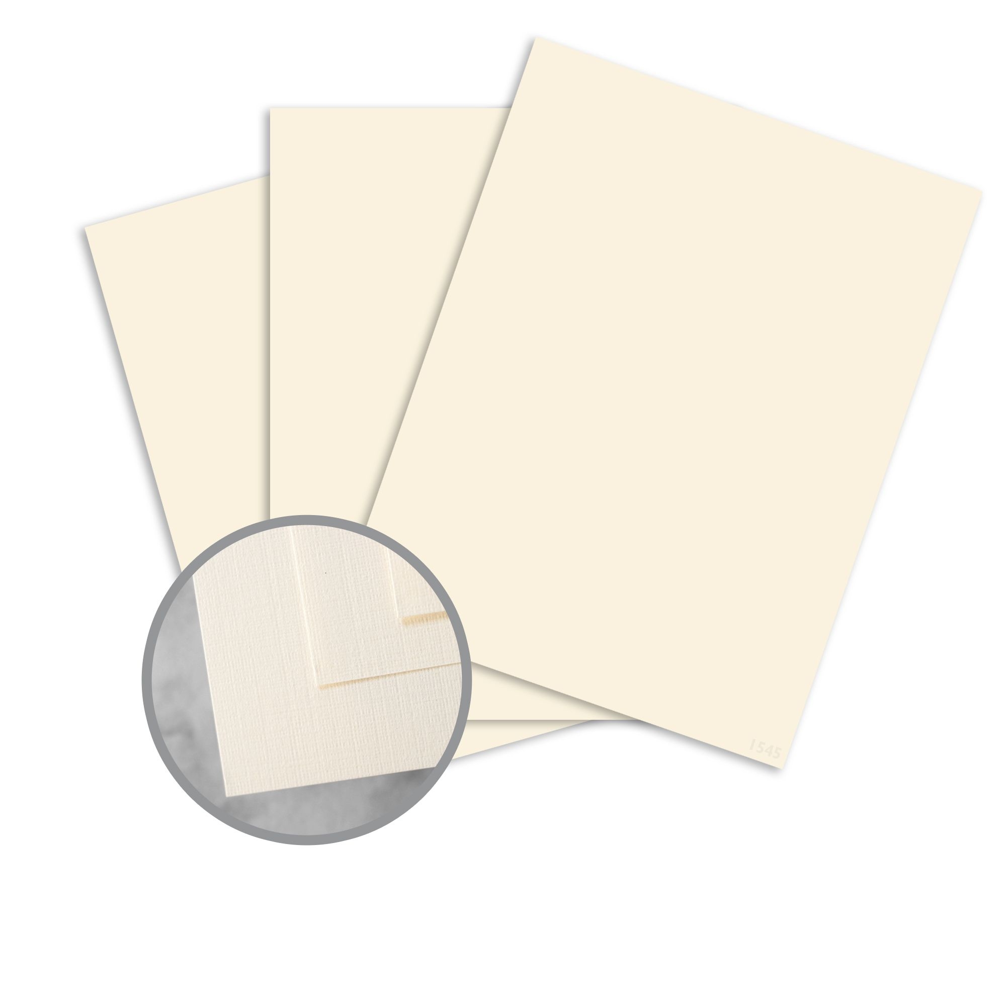 CLASSIC Linen Letter Paper Natural White Card Stock