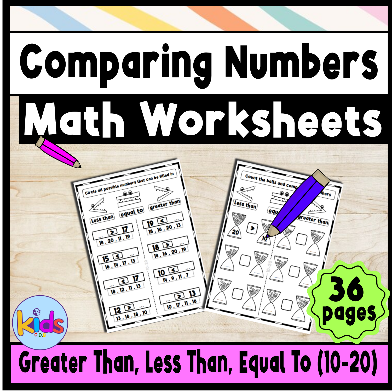 Greater Than Less Than Worksheets Free Printable