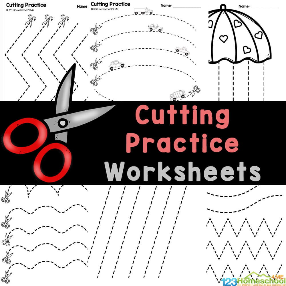 Cutting Printable Worksheets