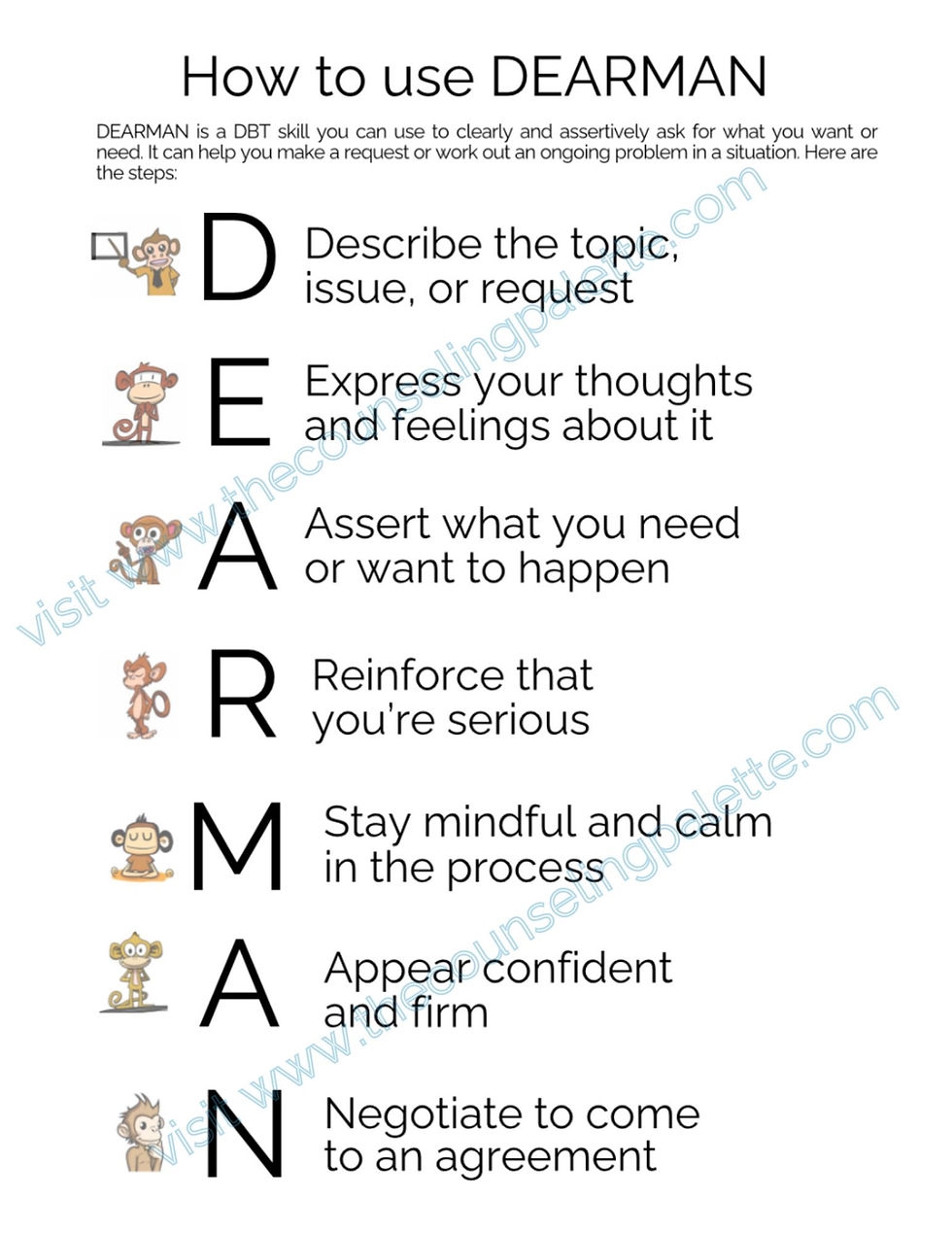 DBT Self Soothe Worksheet Editable Fillable Printable PDF Worksheets Library