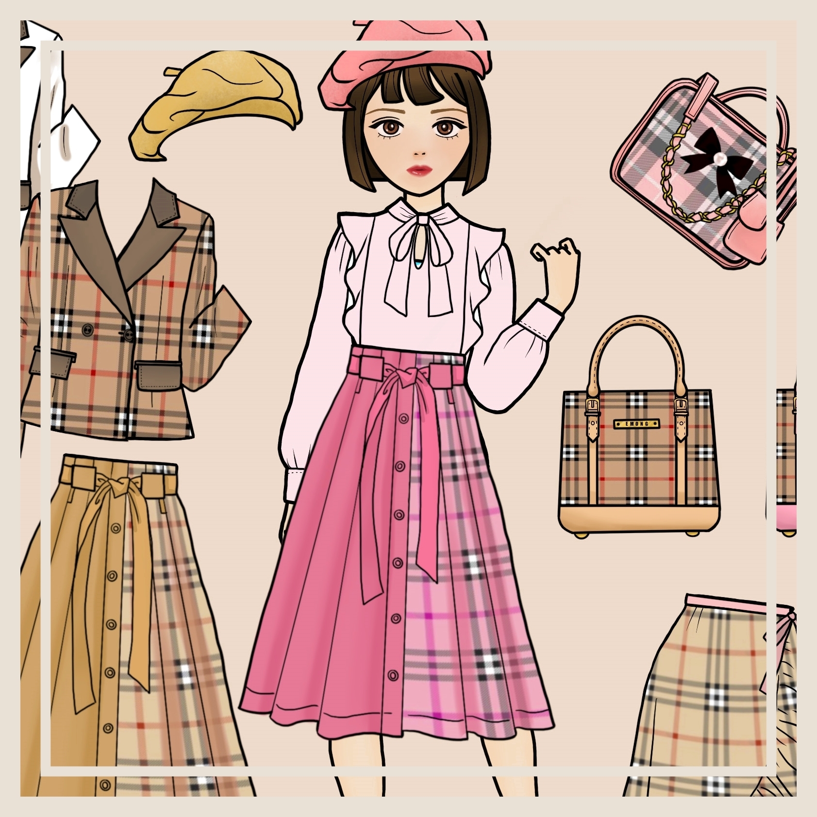 Download Free Printable PAPER DOLLS DRESS UP FASHION BOUTIQUE SHOP MAKING