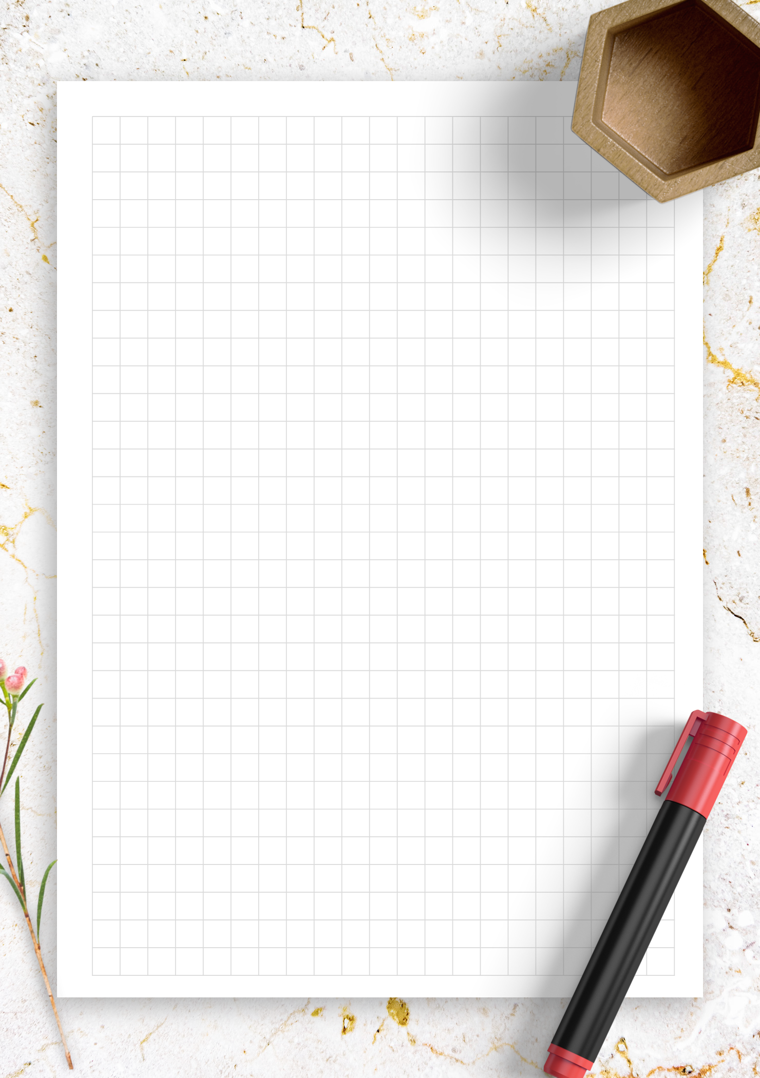 Download Printable 1 4 Inch Graph Paper Printable PDF