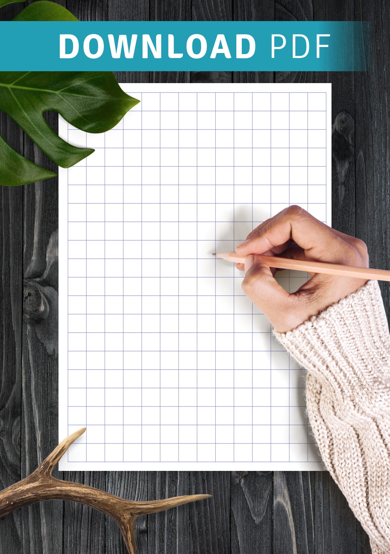 Download Printable 1cm Graph Paper Printable Pages Blue PDF
