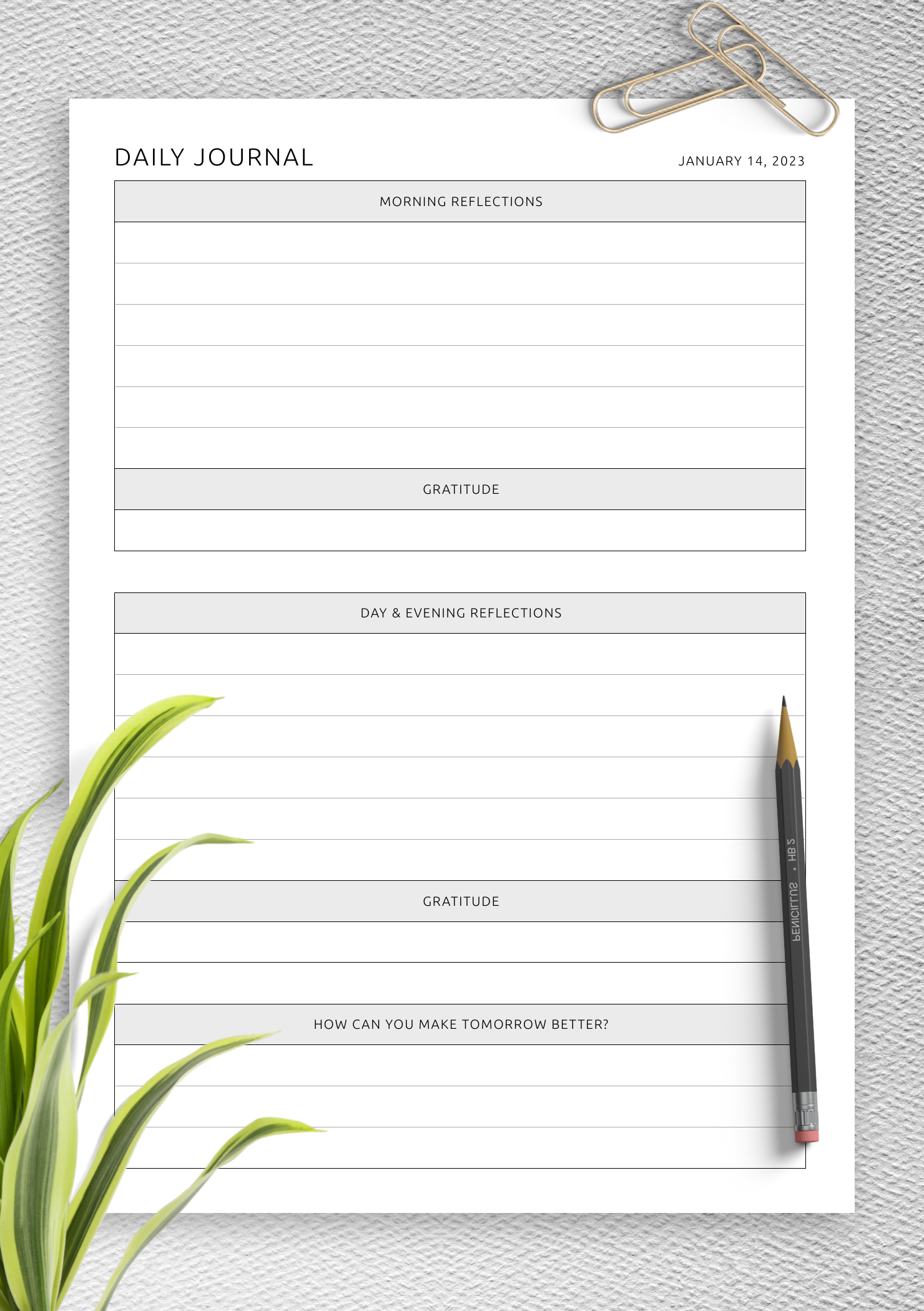 Journal Paper Printable