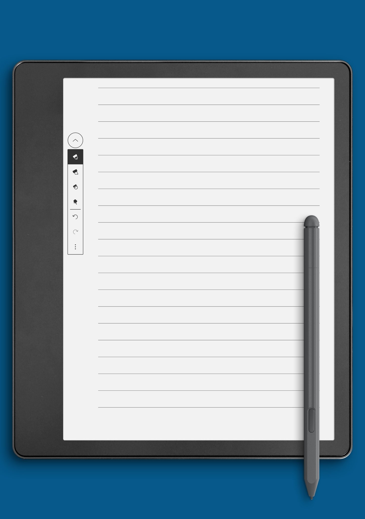 Download Printable Lined Paper Template 10mm PDF