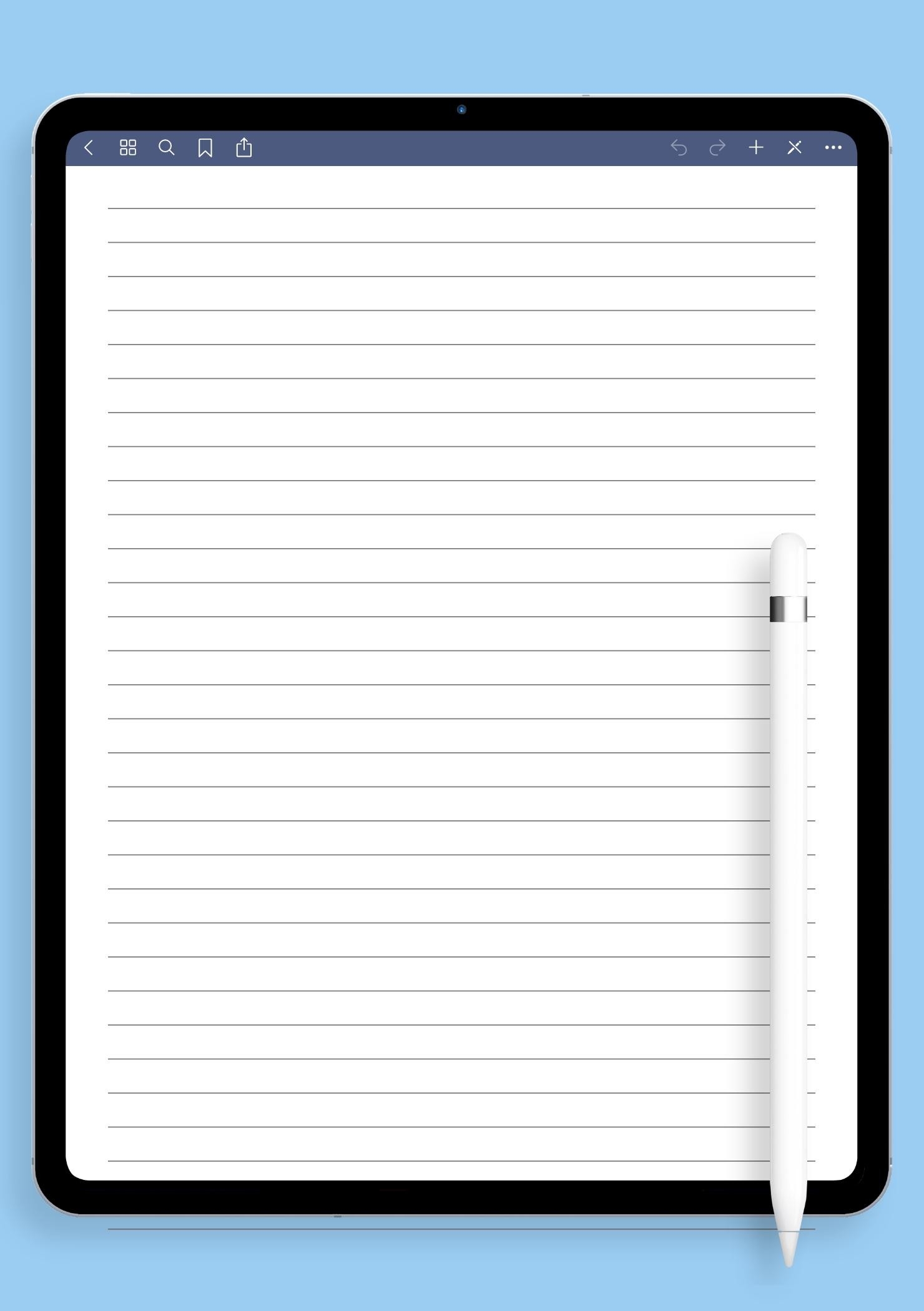 Download Printable Lined Paper Template Narrow Ruled 1 4 Inch PDF