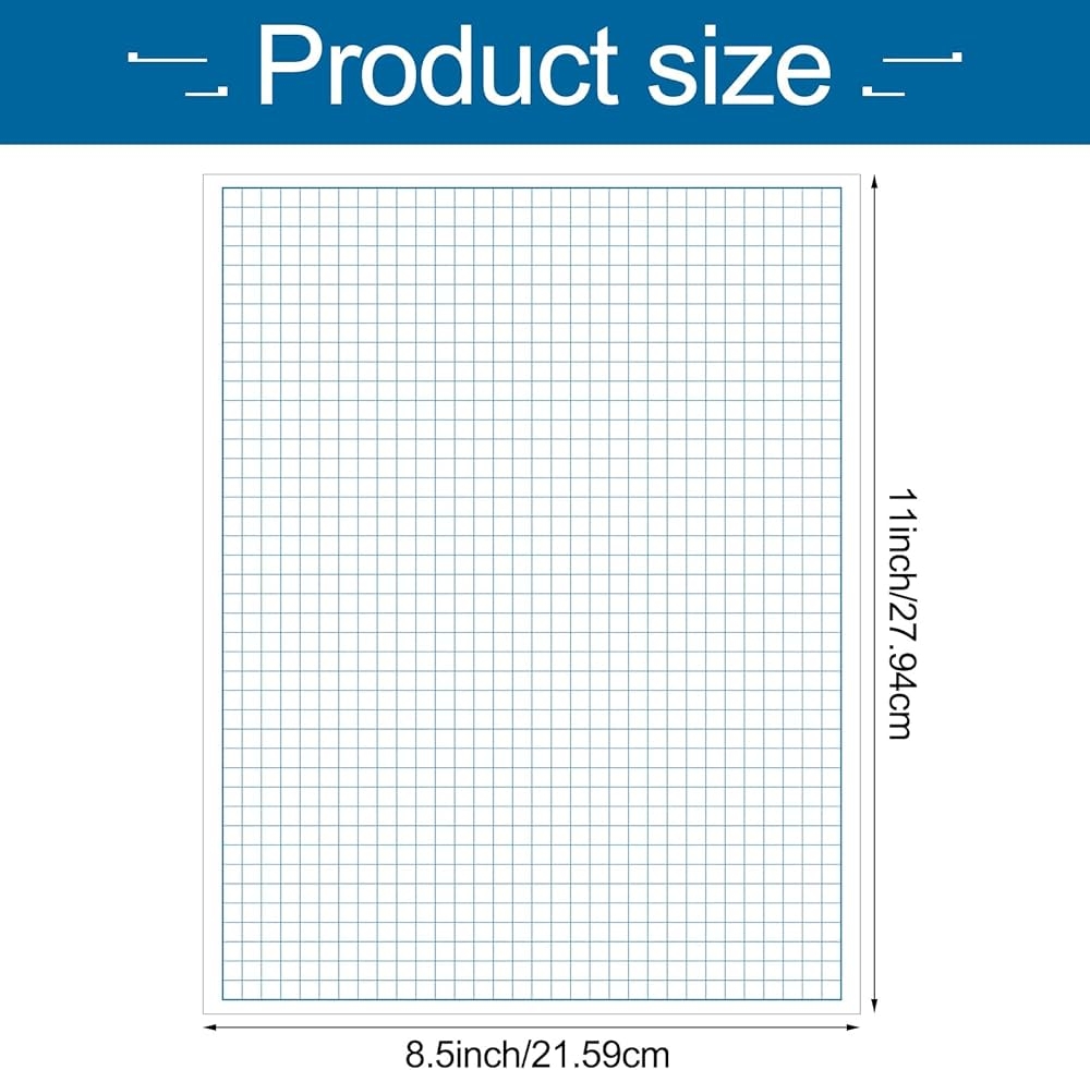 Eaasty 200 Sheets Engineering Graph Paper Grid Notepad Drafting Blueprint Engineering Paper Grid Paper Pad 50 Sheets Pad 8 5 X 11 Inch Amazon ae Office Products