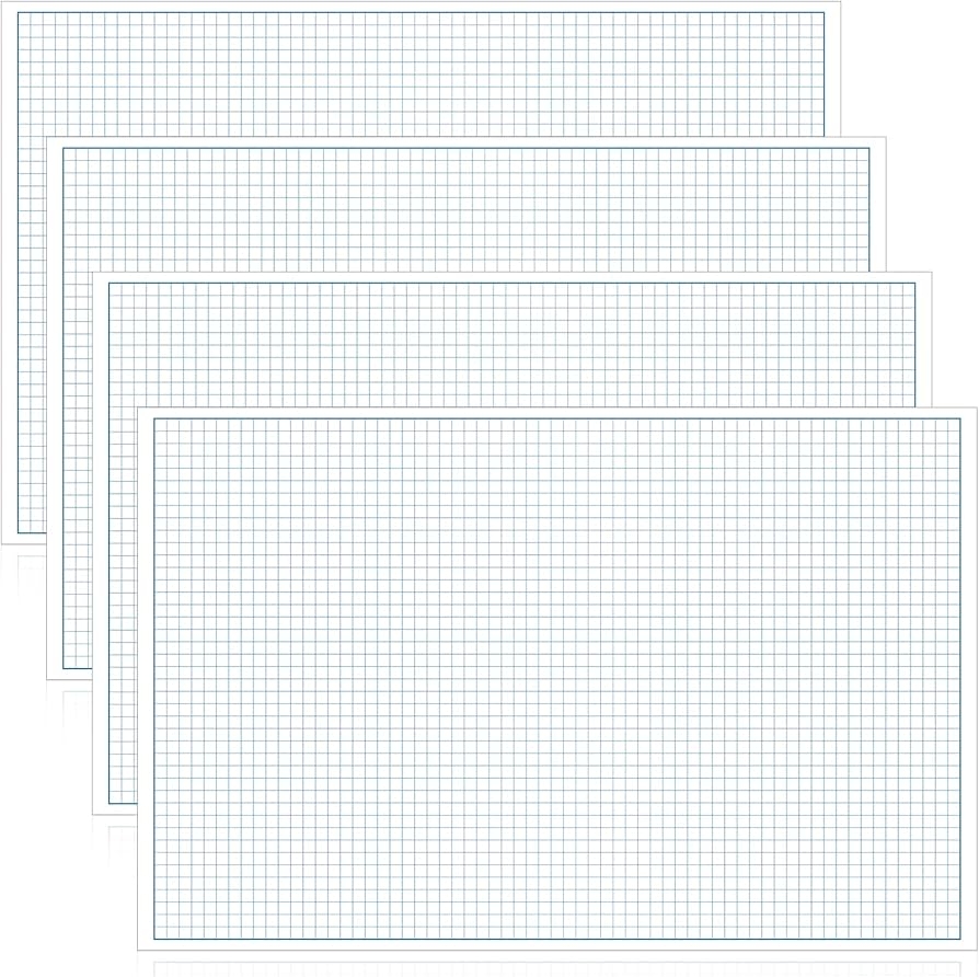 Eaasty 4 Pack Engineering Paper 11x17 Inch Grid Notepad Drawing Blue Print Engineer Paper Grid Paper 50 Sheets Pad Amazon de Home Kitchen