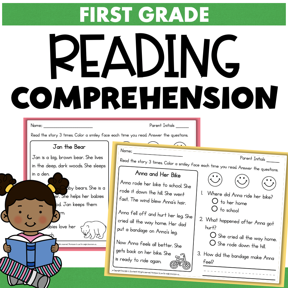 Free Printable Reading Worksheets For 1st Grade