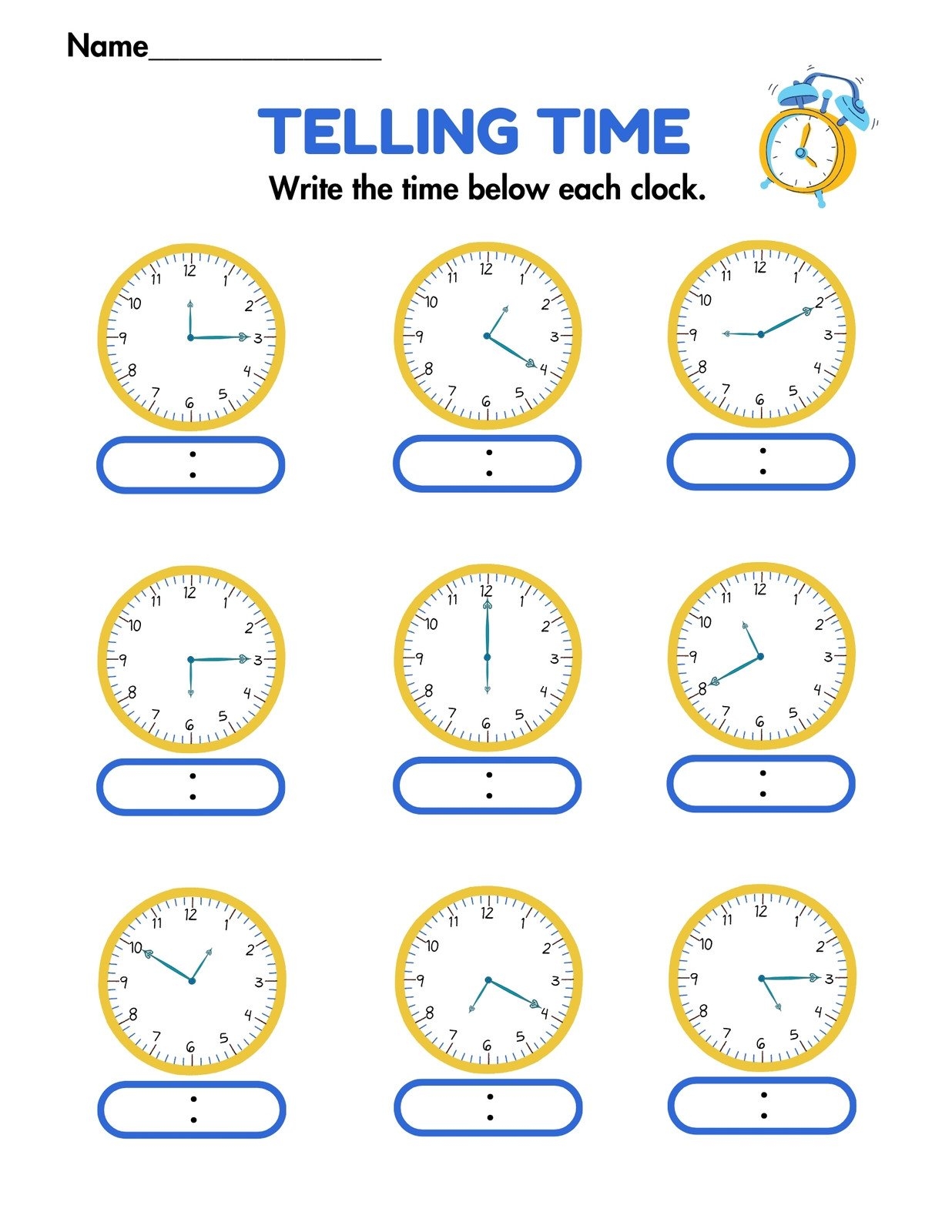Free 3rd Grade Math Worksheet Templates To Customize Canva