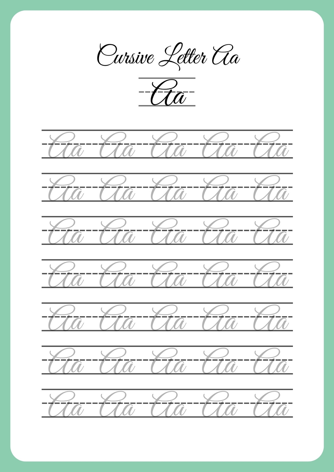 Free And Customizable Cursive Templates Canva