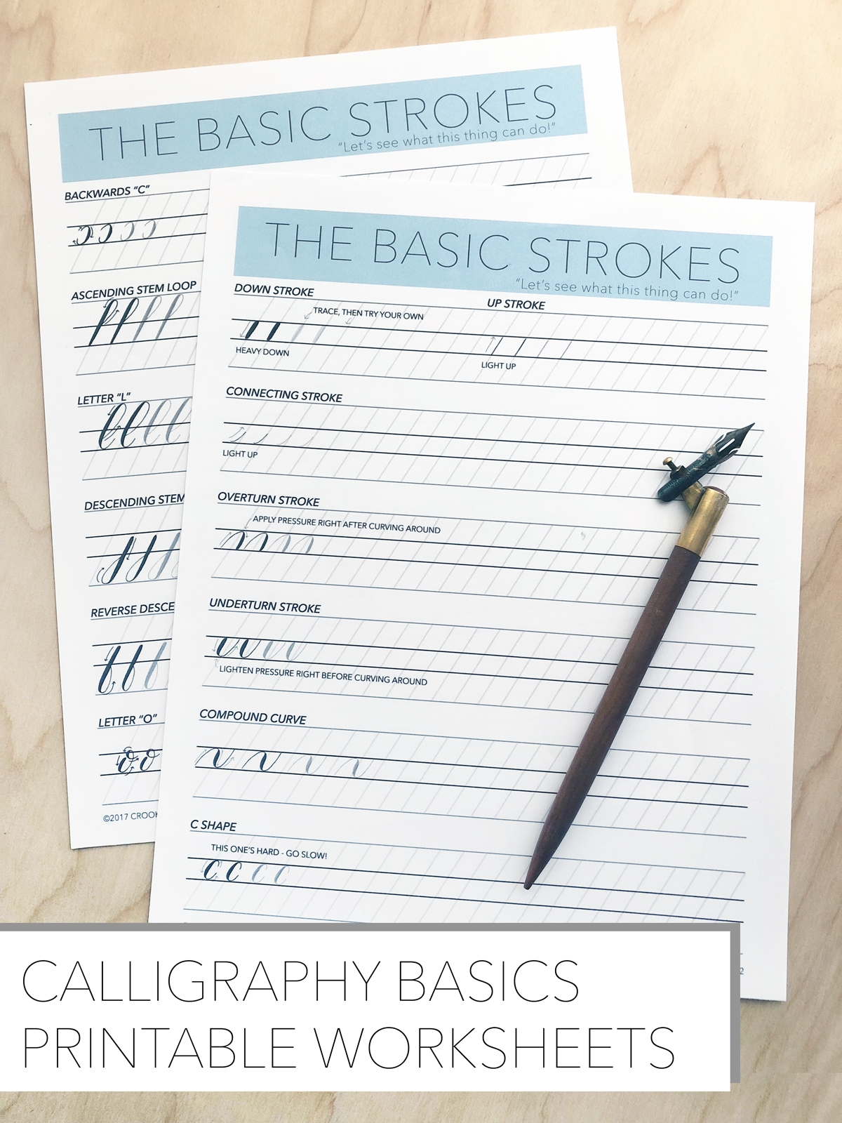 Calligraphy Printable Worksheets Free
