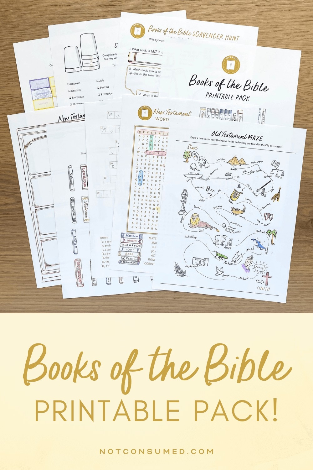 Free Printable Bible Worksheets For Youth