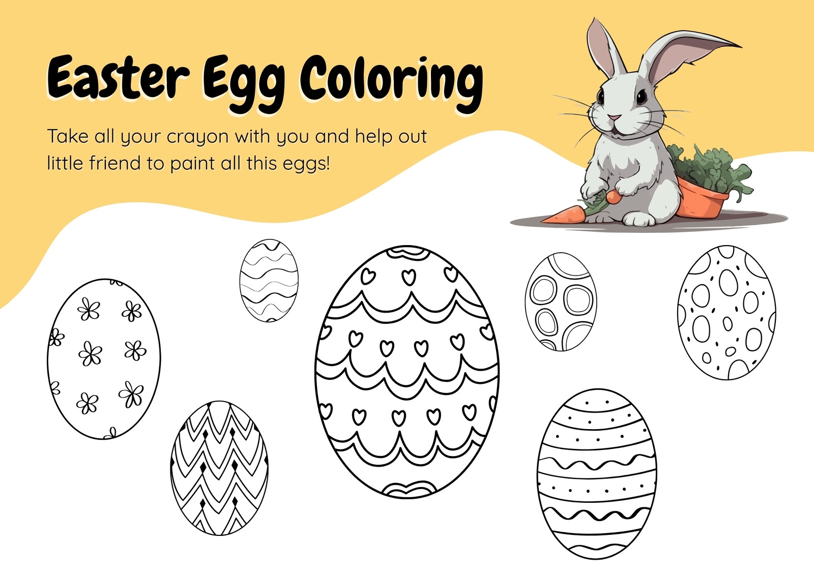 Free Custom Printable Easter Worksheet Templates Canva