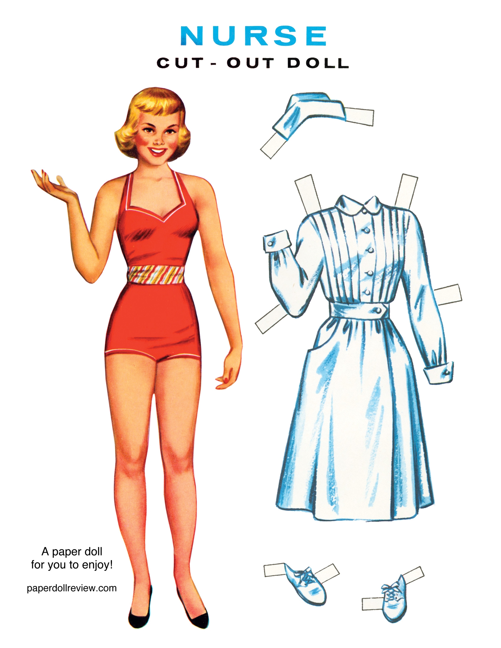 FREE Paper Doll From Paperdoll Review 
